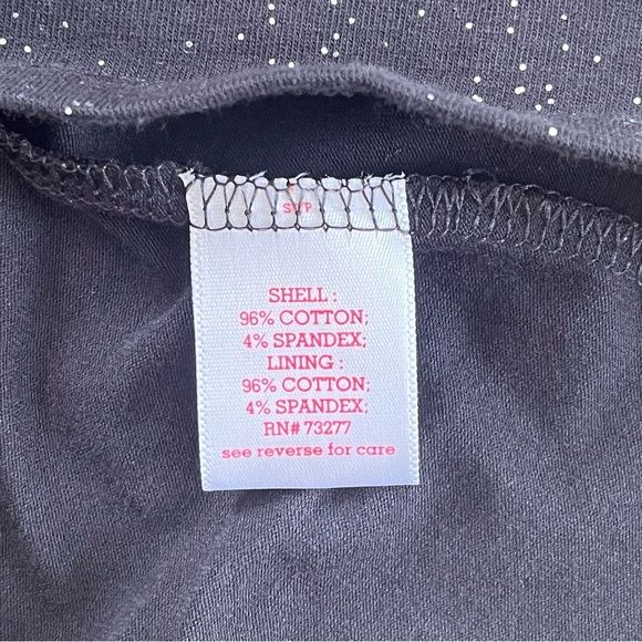 So Girls 12 Cutest Cami Tank Top Fitted Camisole Black Sparkle Adjustable Straps - Picture 4 of 4